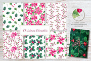 40% OFF. Christmas poinsettia SET, a Decorative Illustration by oKOLOstyle (Thumbnail 4 of 7)