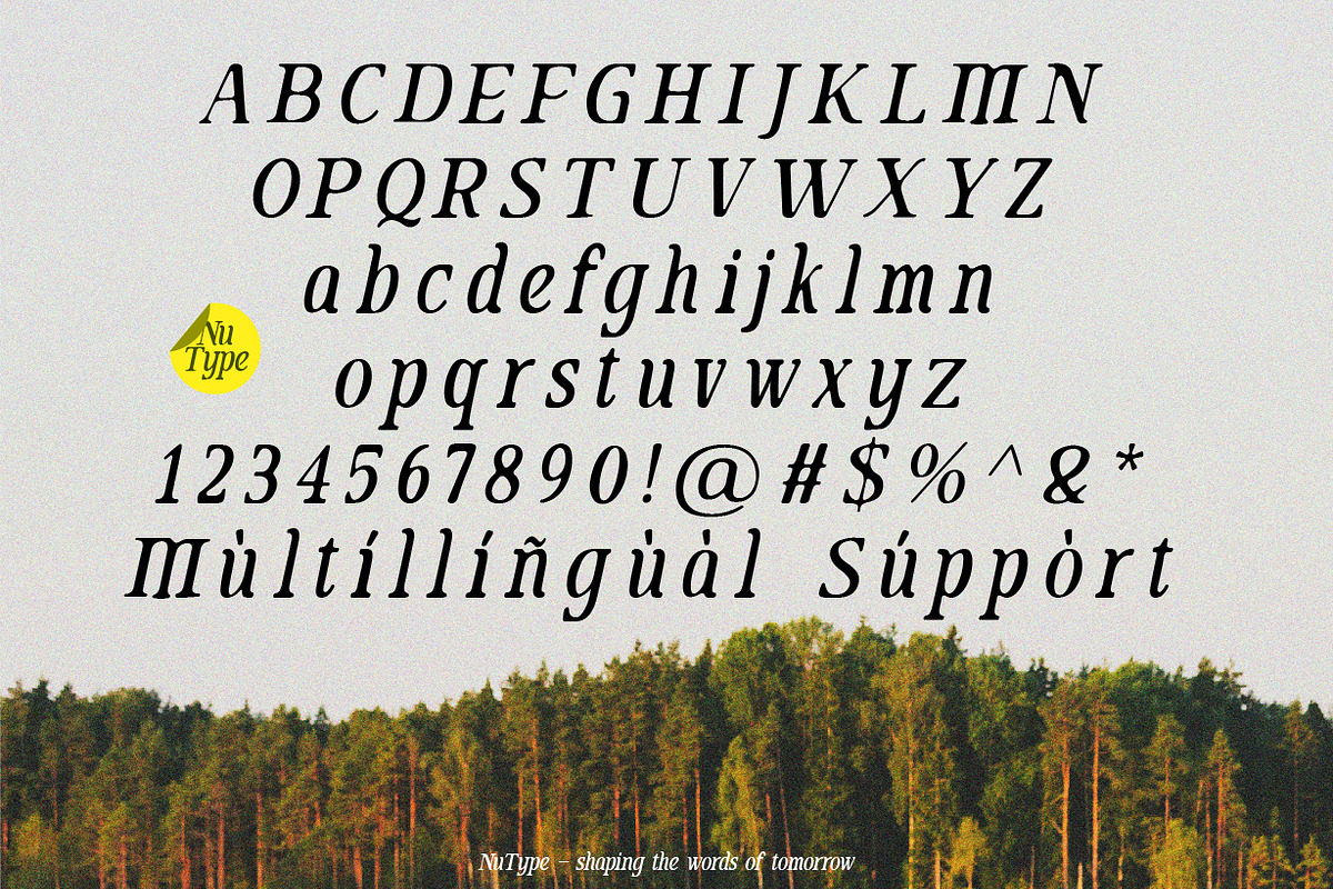 Florencia - Serif Human Touch, a Serif Font by NuType (Photo 2 of 10)