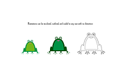 Cute Frog Clipart, an Animal Illustration by Melissa Held Designs (Thumbnail 4 of 4)
