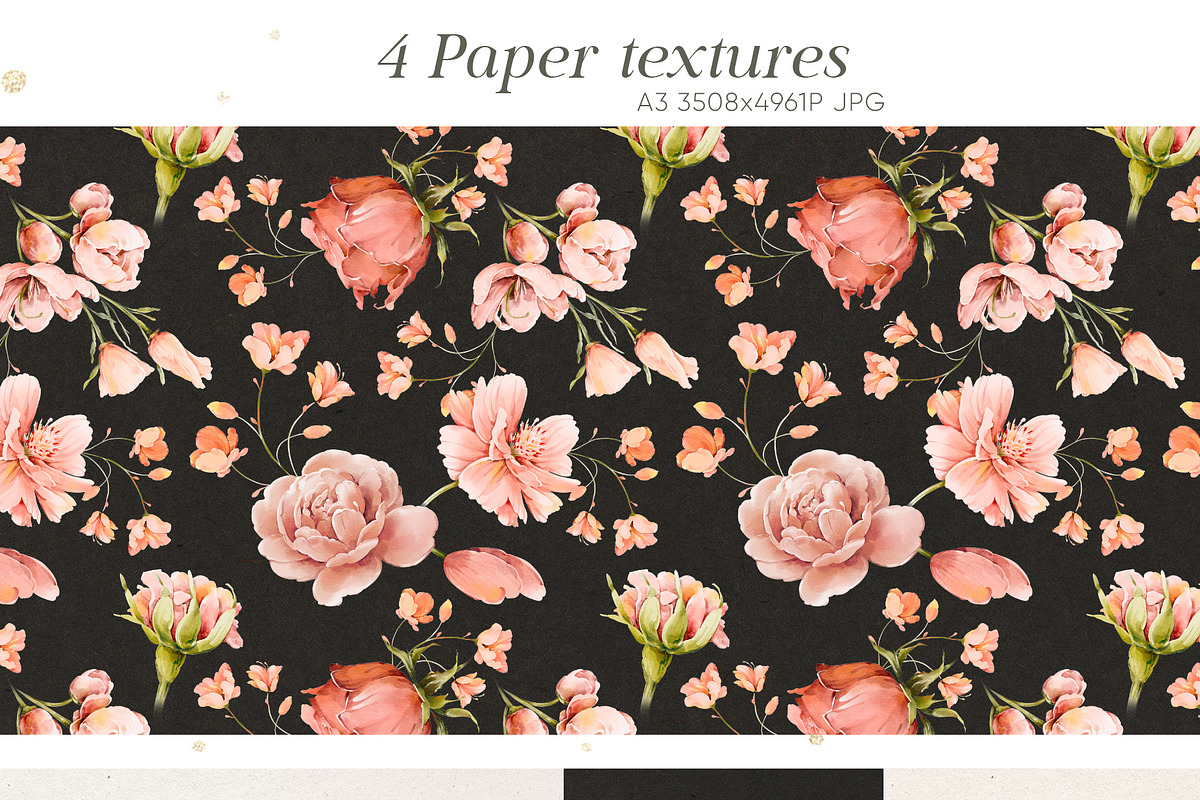 Watercolor Yellow Peach Flowers, a Decorative Illustration by Damian Roh (Photo 15 of 16)