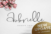 Aubrielle Script Font, a Script Font by Awanstudio (Thumbnail 1 of 9)