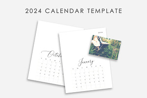 Classic Calendar Template 2024