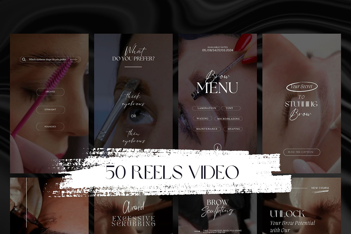 Brow Tech Instagram Video Reels, a Social Media Template by design4social (Photo 2 of 9)