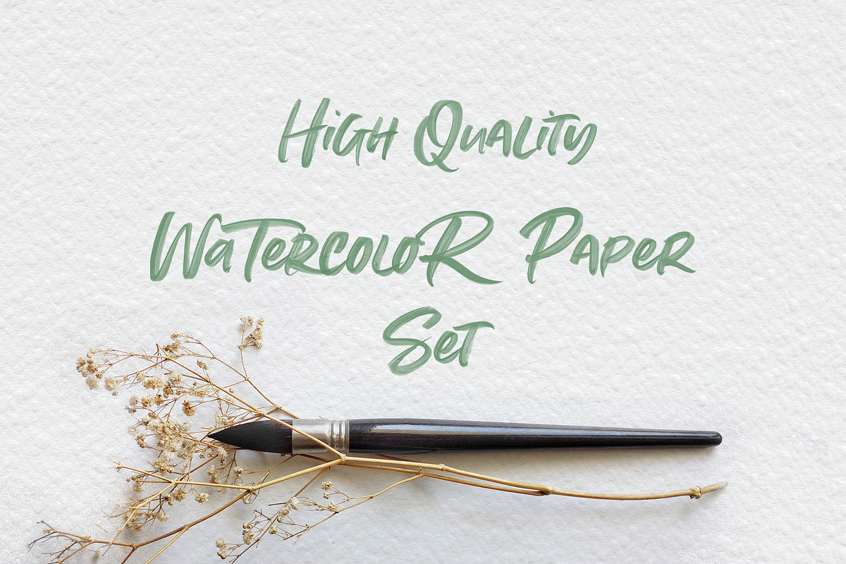 Watercolor Paper Set, a Texture Graphic by StDamos (Photo 1 of 6)