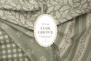 Oak & Acorn Autumn Patterns - Sage, a Pattern Graphic by Eclectic Anthology (Thumbnail 1 of 13)