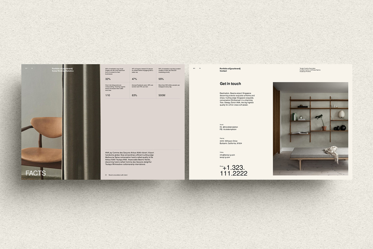 Neue Portfolio and Resume, a Brochure Template by T E M P L Y (Photo 9 of 13)