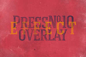 Vintage Letterpress Effects Vol.2