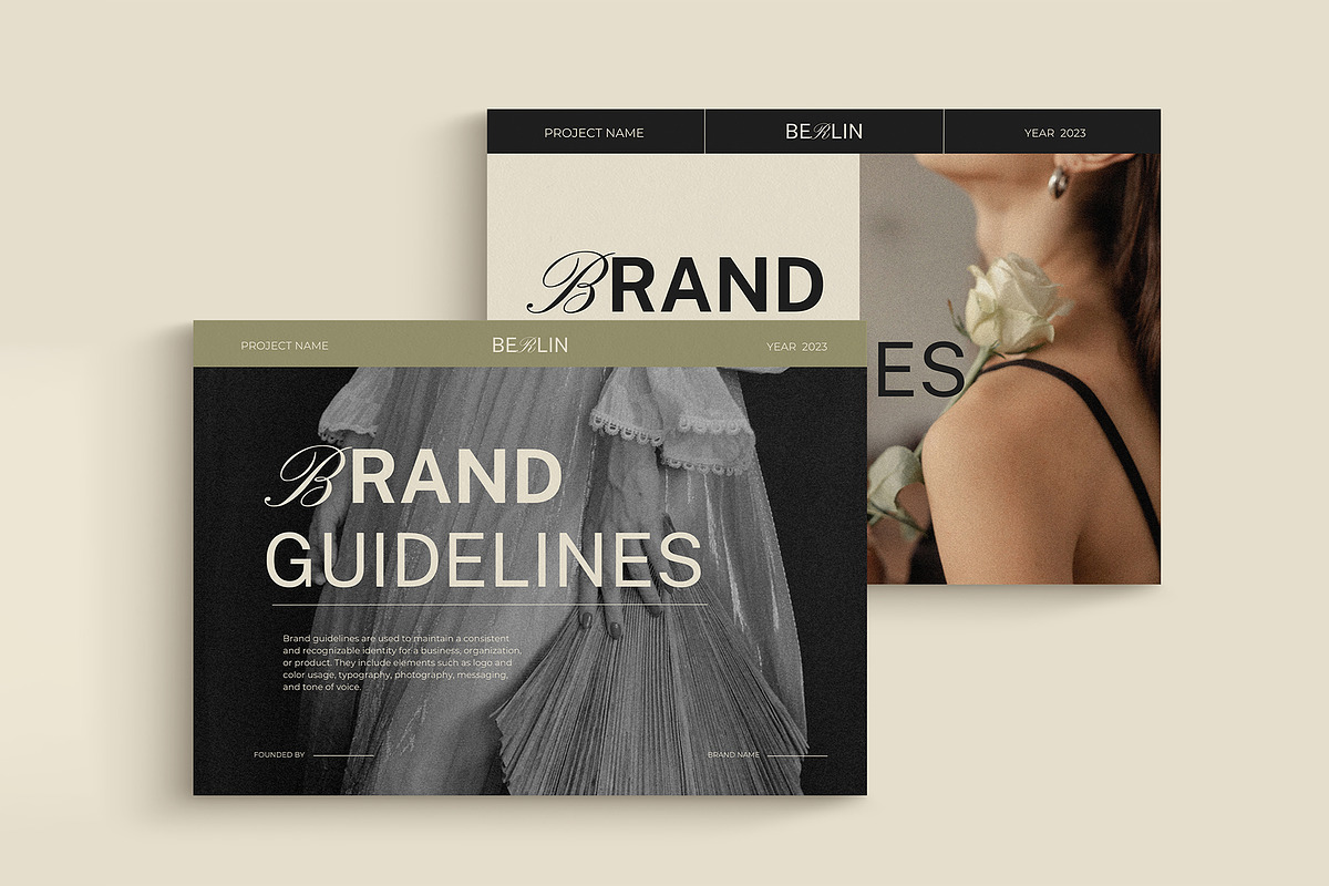 BERLIN Brand Guidelines Template, a Branding & Logo Template by Amaré Creative (Photo 12 of 13)