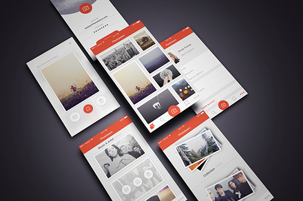 Photo Collection iOS UI Kit-Sketch3