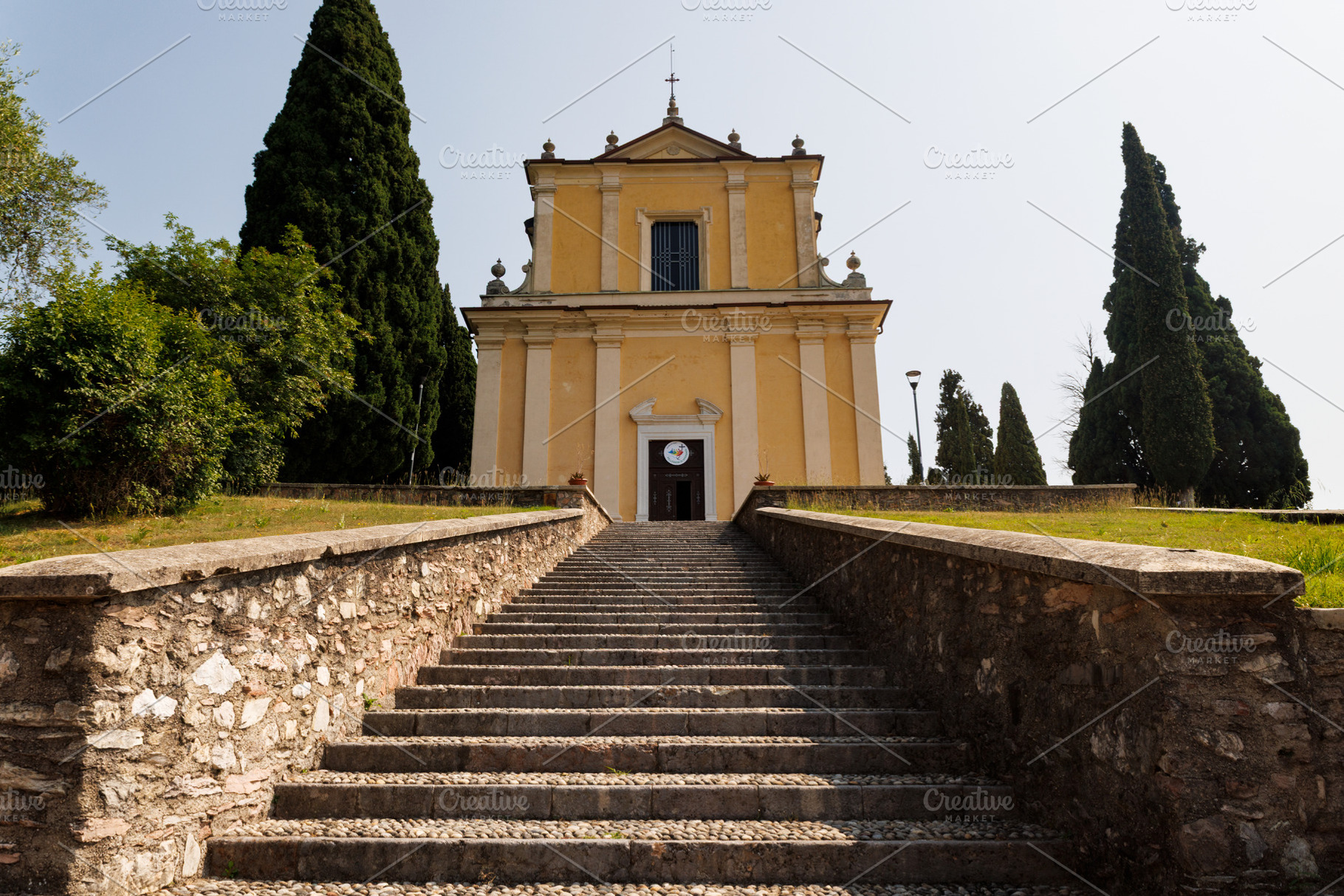 The parish church of San Michele Arcangelo, Lake Garda, Italy, an Architecture Photo by Bepslabor
