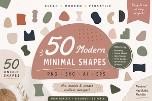 50 Modern Minimal Shapes