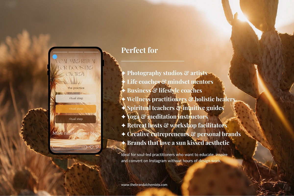 Golden Hour Instagram Templates, a Social Media Template by The Brand Alchemists (Photo 13 of 13)