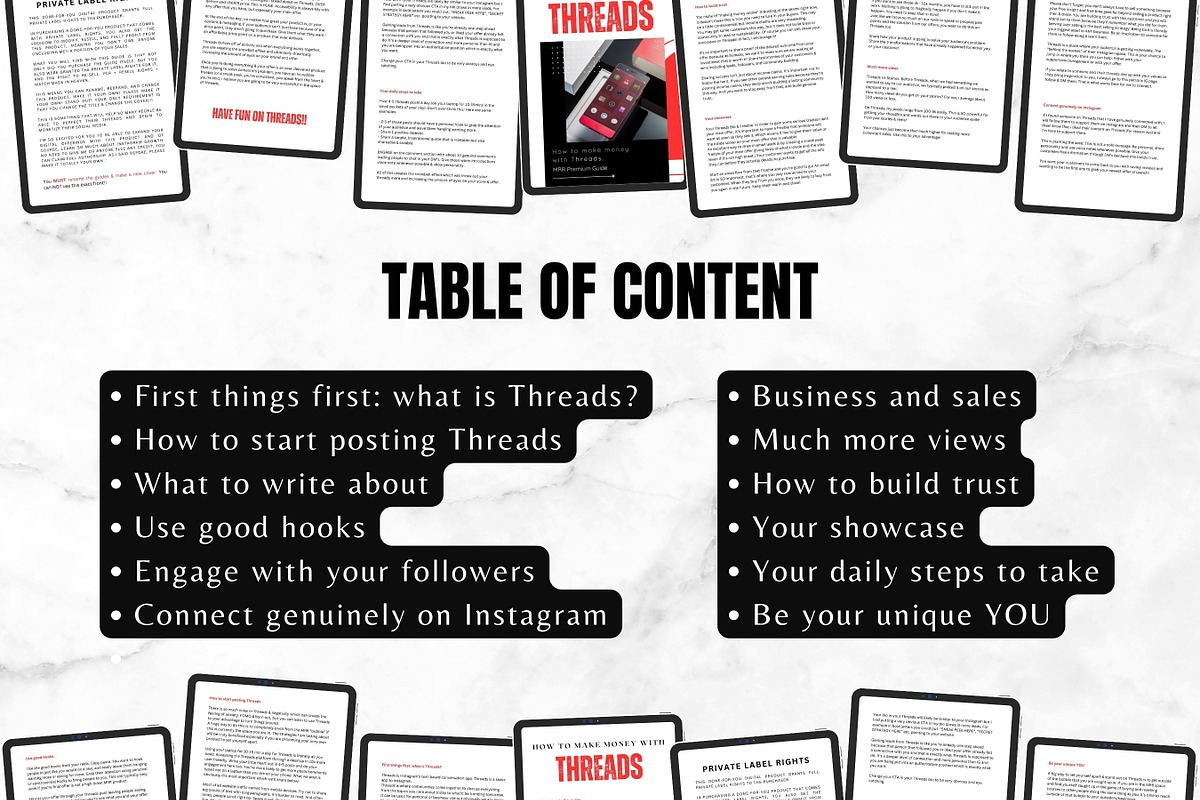 Threads Guide – How to Make Money, a Templates & Theme by Digital Content Mix (Photo 4 of 5)