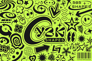 Y2K VECTOR SHAPES COLLECTION