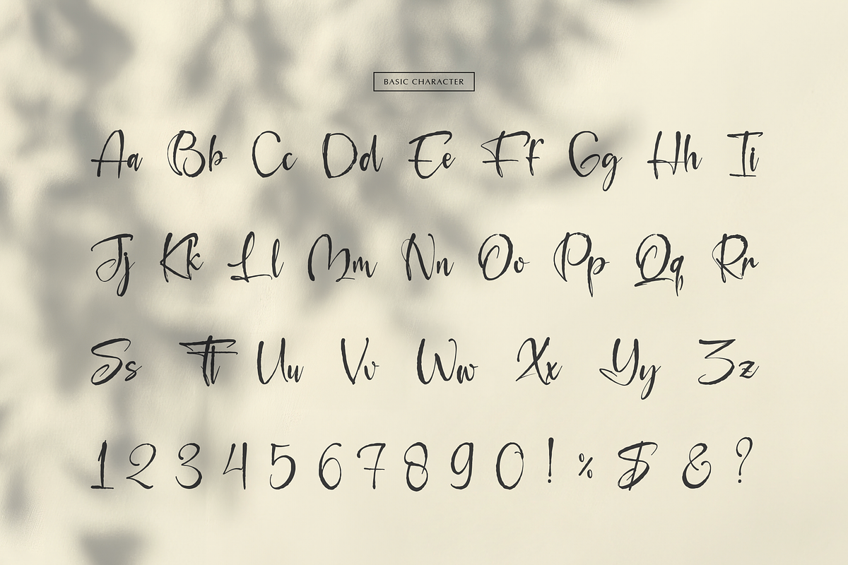 Myrical Amellina Casual Handwritten, a Script Font by gracetype_studio (Photo 10 of 12)