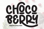 Choco Berry | Script Font, a Script Font by Scratchones (Thumbnail 1 of 9)