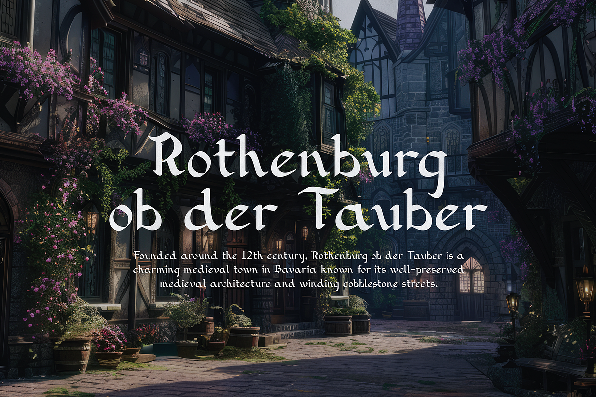 Inkwell Scribe - Medieval Typeface, a Serif Font by HipFonts (Photo 7 of 10)