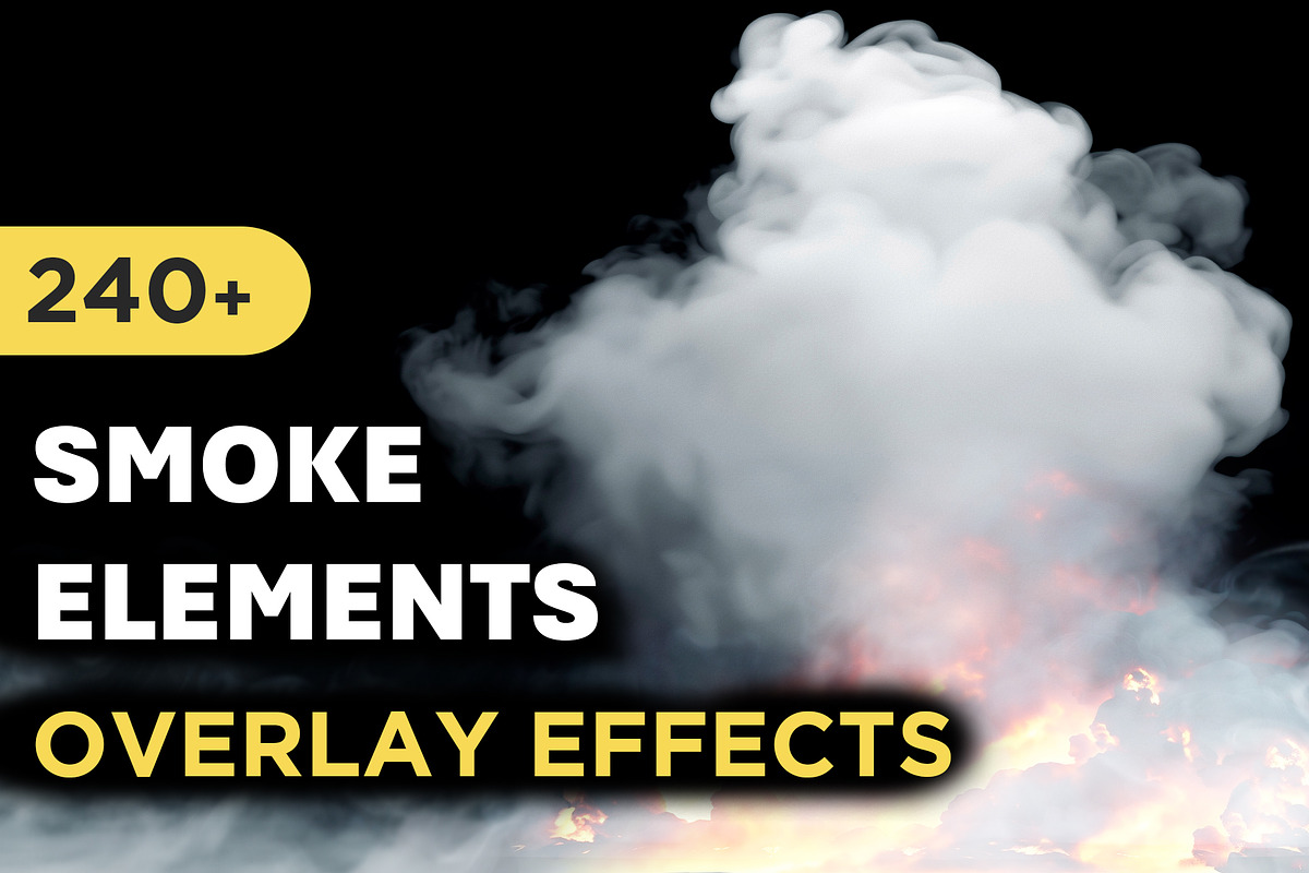 240+ Smoke Elements Overlay Effects, an Object Graphic by Mikel Blazgad (Photo 1 of 10)