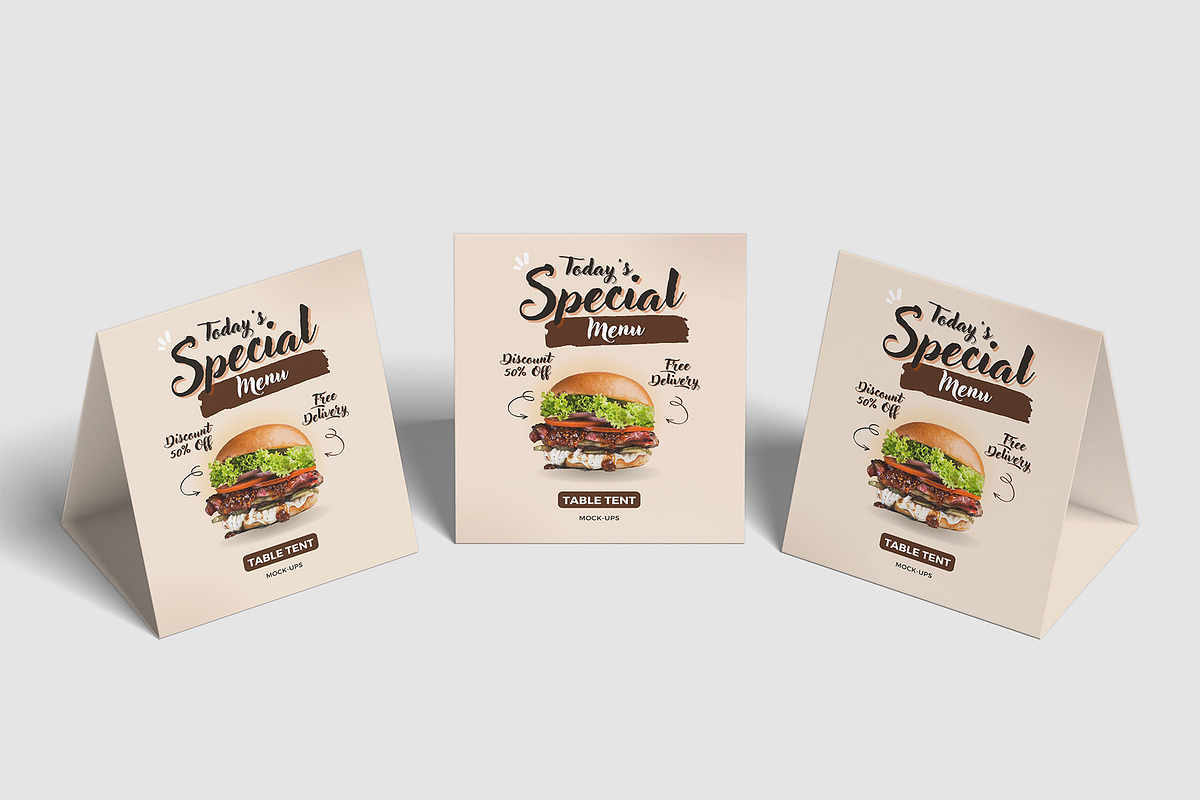 Table Tent Mockups | Table Card, an Advertising Mockup by Compositing Studio (Photo 19 of 20)