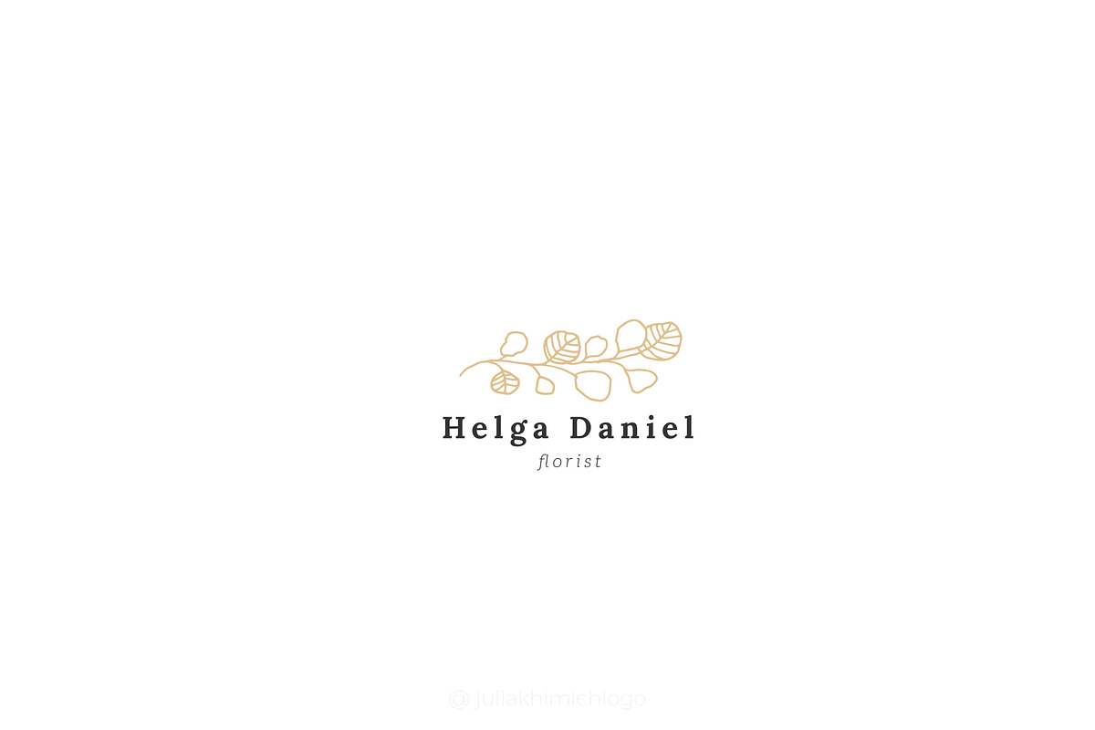 Logo Pack Volume 18. Florals, a Branding & Logo Template by Mint Air Studio (Photo 20 of 21)
