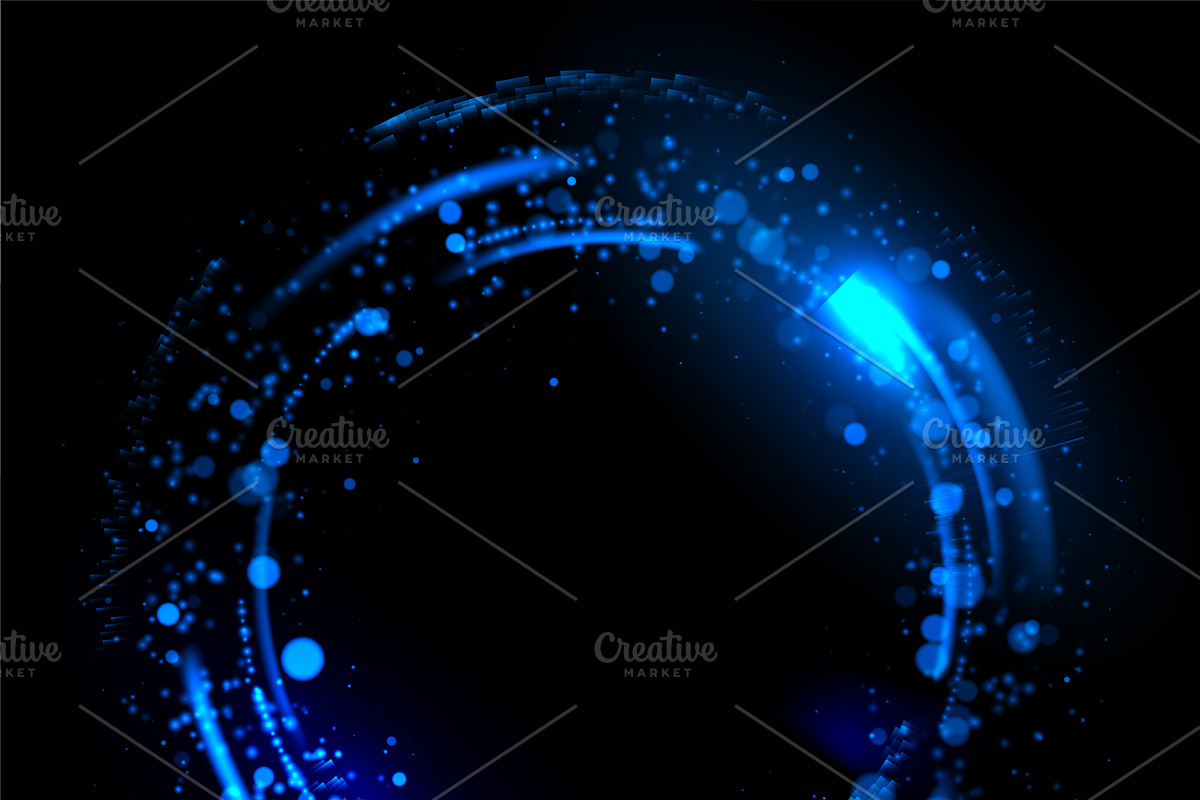 Abstract glowing circles, a Wallpaper Graphic by majcot (Photo 4 of 6)
