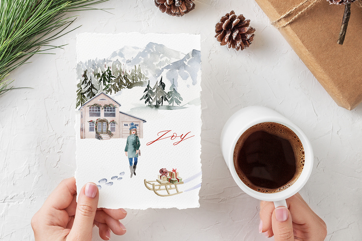 Winter set. Map creator, a Decorative Illustration by Karma (Photo 5 of 20)