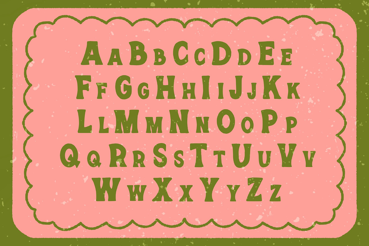 Vintage Advertisement Font, a Font by Liz Kohler Brown (Photo 4 of 5)