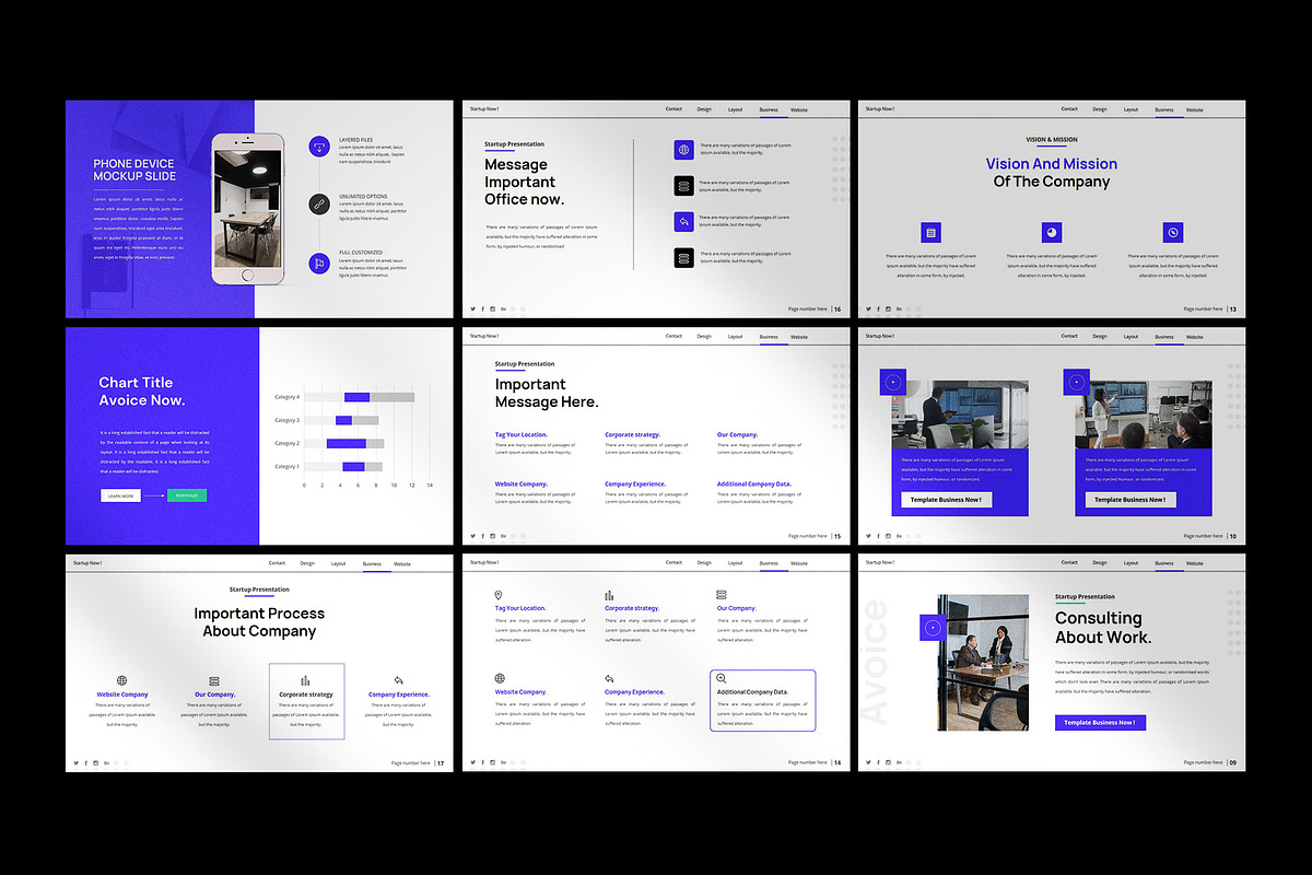 Avoice Powerpoint Presentation, a Presentation Template by slidenotion (Photo 6 of 7)