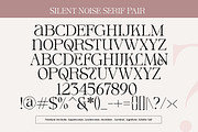 Silent Noise// Modern Font Duo, a Serif Font by Dora Typefoundry (Thumbnail 11 of 12)