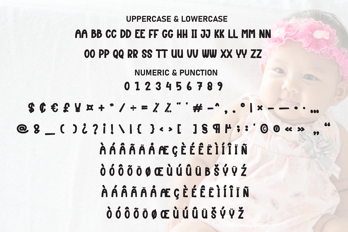 Baby Girl | Script Font, a Script Font by Scratchones (Photo 7 of 8)