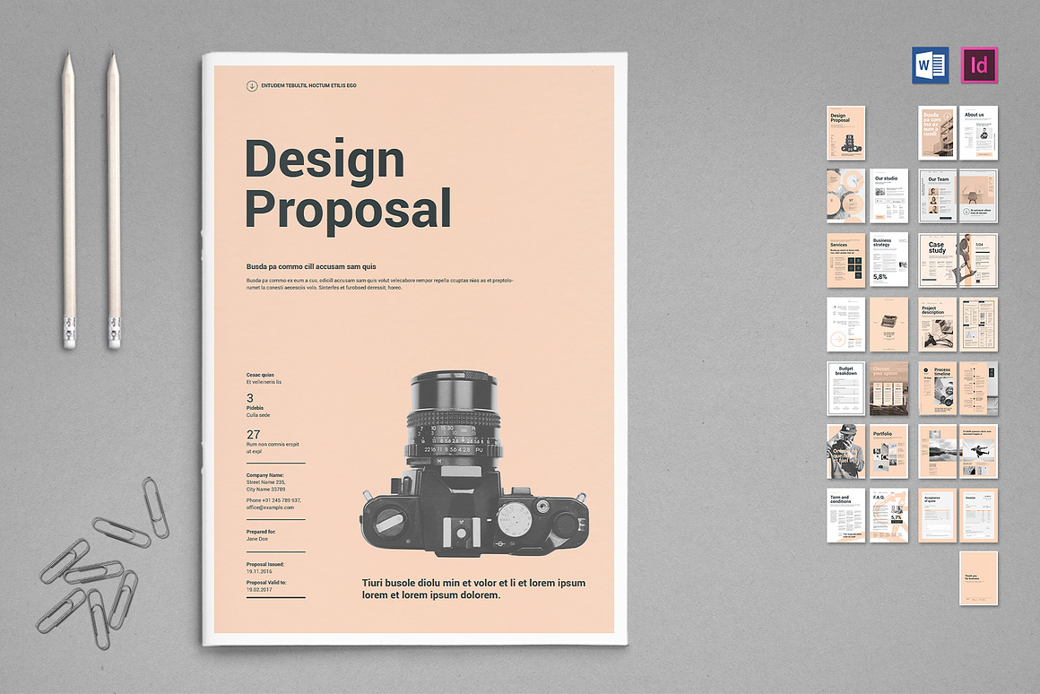 Proposal Bundle | 12 Items Vol. 2, a Brochure Template by TypoEdition (Photo 24 of 25)