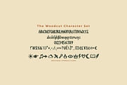 Taigawood Rustic Woodcut Font, a Sans Serif Font by Graphic Spirit (Thumbnail 2 of 8)
