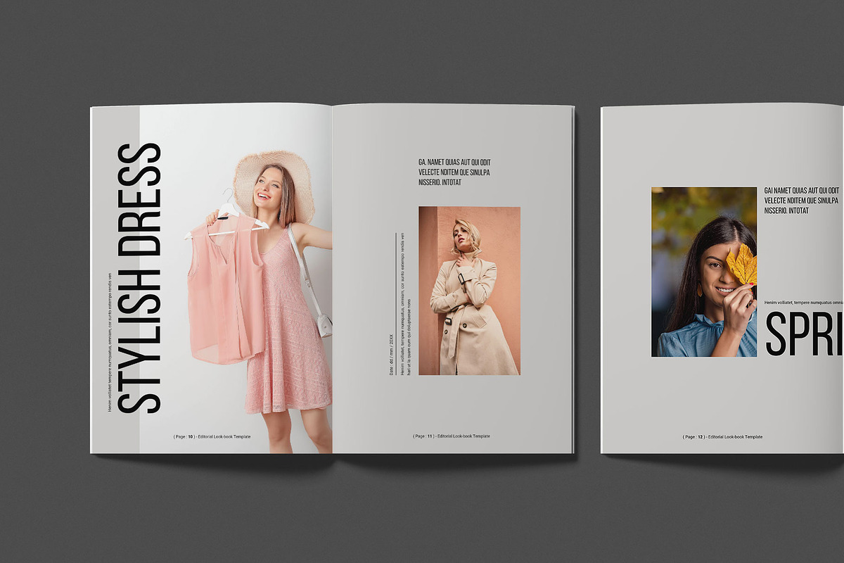 Editorial Lookbook Template, a Magazine Template by Work-Envance (Photo 5 of 7)