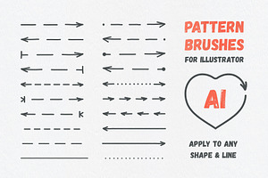 Arrow Head: Pattern Brushes & Vector