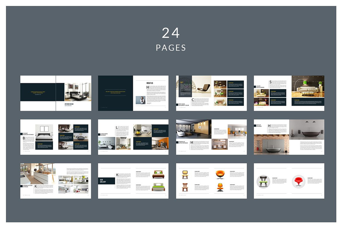 PSD - Square Interior Brochure, a Brochure Template by adekfotografia (Photo 15 of 15)