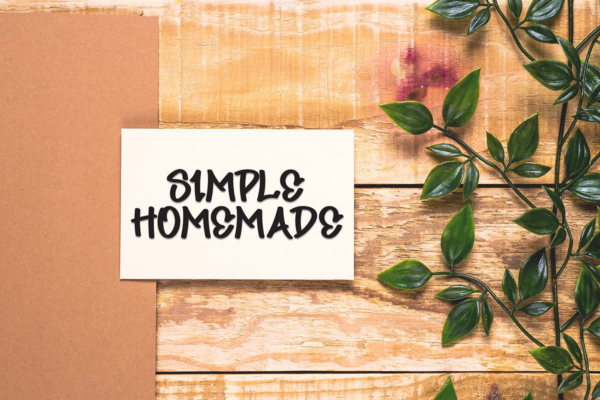 Home Story | Script Font, a Script Font by Scratchones (Photo 3 of 8)