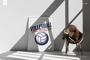 Vintage Volleyball Lover T-Shirt, a Sport Illustration by shaondesigns (Thumbnail 5 of 6)