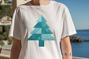 atchwork Christmas Tree Clipart Bund, an Illustration by SVGArt (Thumbnail 5 of 8)