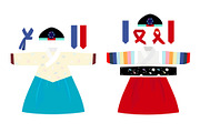 Hanbok Korea Bundle, an Illustration by bungamustia (Thumbnail 3 of 4)