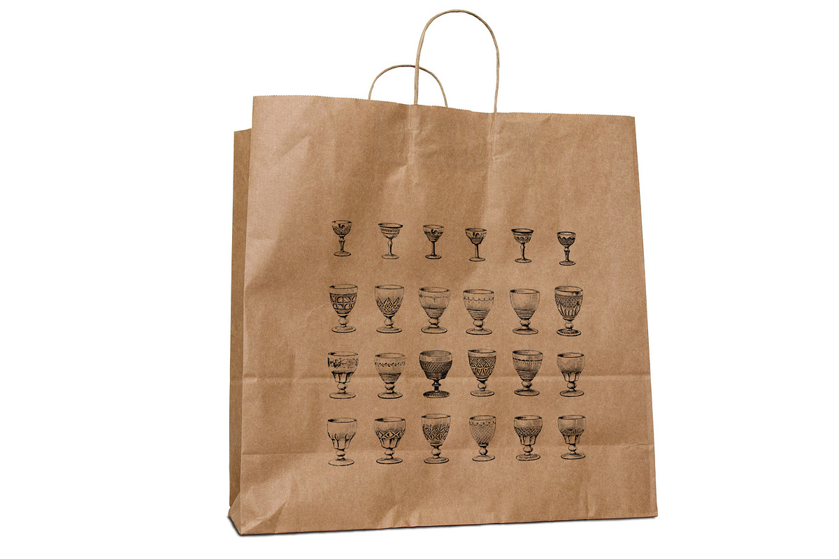 Transfer to Fabric  - Stemware, a Print Template by Kseniya-Omega (Photo 3 of 3)