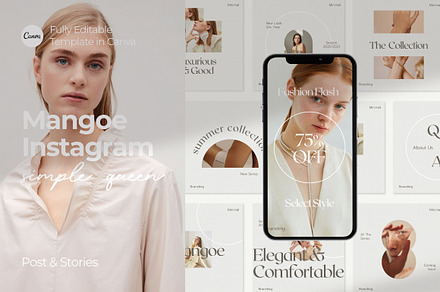 Mangoe - Canva Instagram Pack