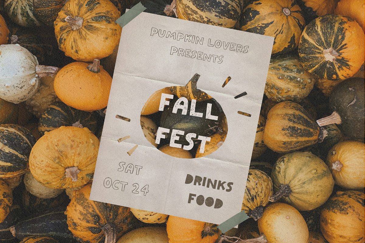 NEW DAY: CHUNKY PLAYFUL FONT TRIO, a Handwritten Font by Cute Atelier (Photo 9 of 13)
