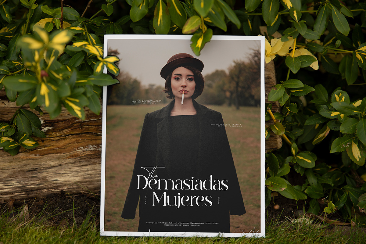 Balava | Modern Duo Font, a Serif Font by Pentagonistudio (Photo 5 of 12)
