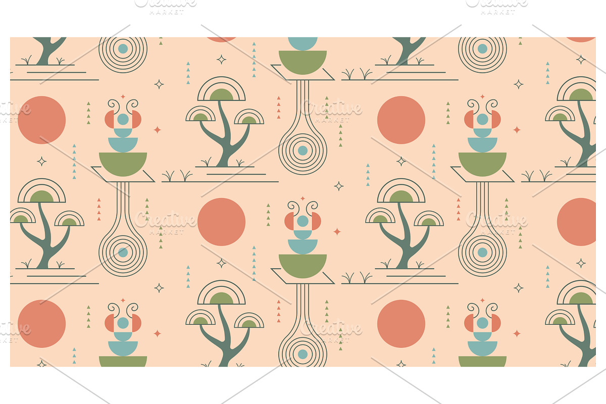 Zen garden, a Decorative Illustration by Creative Backgrounds