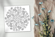 Groovy Coloring Pages Bundle, an Illustration by ChristinaDesigns (Thumbnail 6 of 10)