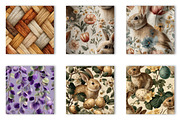 Pastel Easter Watercolor Seamless, a Pattern Graphic by CreationArt (Thumbnail 4 of 7)
