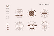Geometry Floral Logo Kit, a Branding & Logo Template by KetteCreate (Thumbnail 3 of 17)