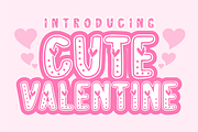 Cute Valentine - Playful Heart Font, a Sans Serif Font by KiddoGlyphs Studio (Thumbnail 1 of 5)