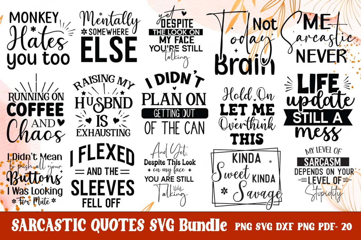 Funny Sarcastic SVG Design Bundle, an Object Graphic by FiveStarCrafting (Photo 1 of 5)