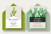 Cactus Wedding Suite, an Invitation Template by Knotted Design (Thumbnail 3 of 7)